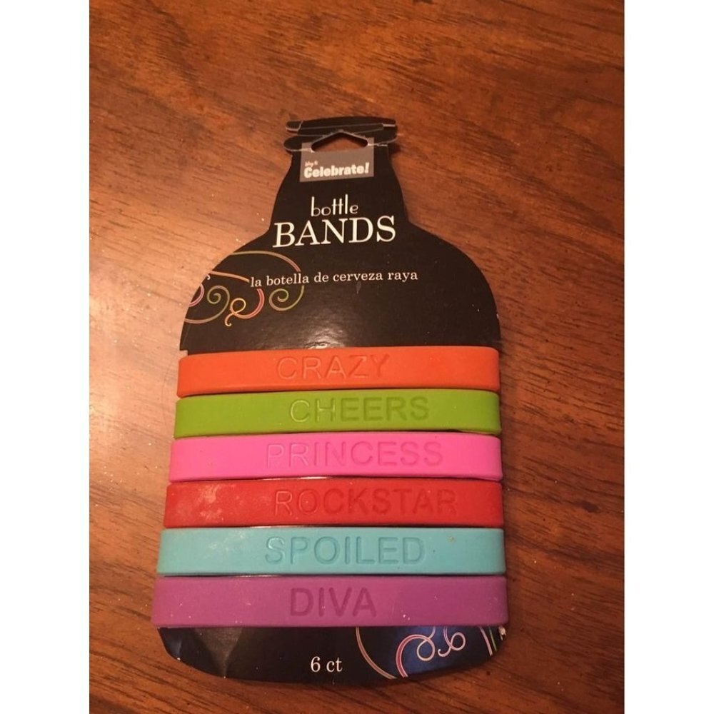 New Bottle Bands for Drinkware Party Supplies Girls Night Funny Gag Gift Z8